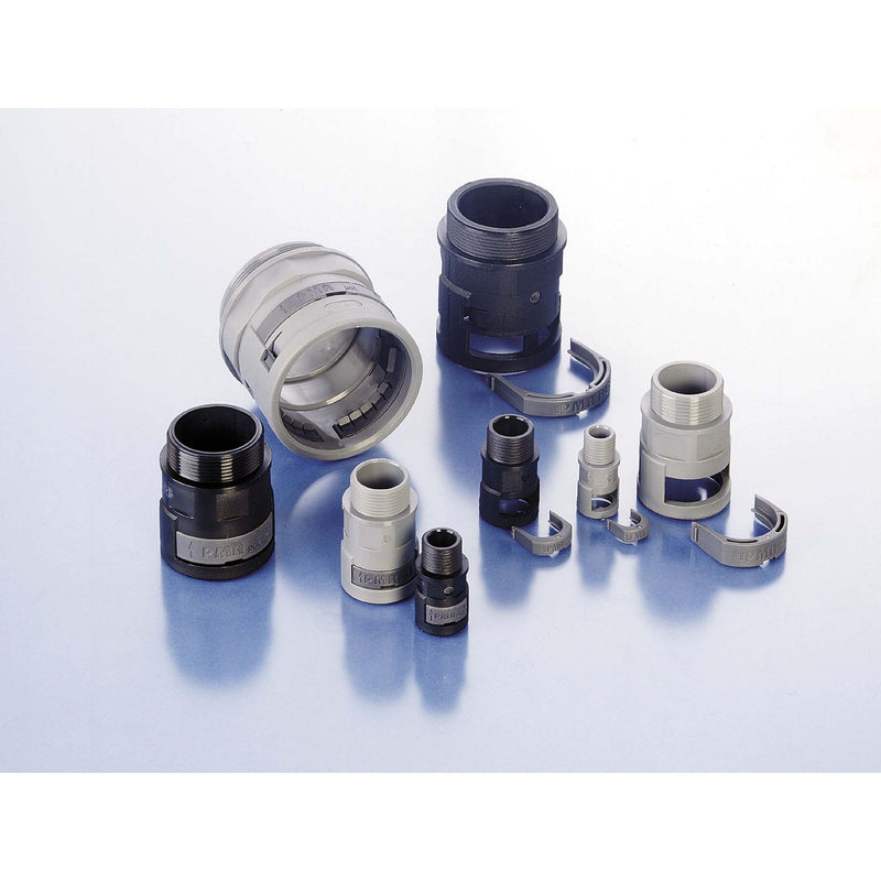 ABB Stotz-Kontakt - Kunststoff-Schutzschlauch-Verschraubung Verschraubung PMAFIX PG09 BVND-P090GT-11 − 100 Stück