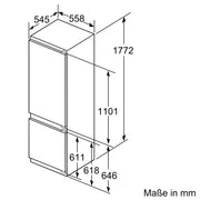 Siemens - Kühl-/Gefrierkombination EB-Kühl/Gefrierkombi KI87SADE0 IQ500