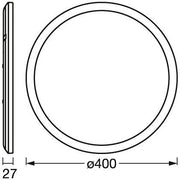 Ledvance - Decken-/Wandleuchte Deckenleuchte ORBIS #4058075752849 400mm , weiß