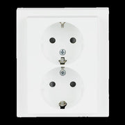Busch-Jaeger - Steckdose SCHUKO-Doppelsteckdose 202 EUJB-884