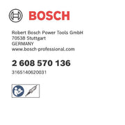 Bosch - Spannzange ohne 2608570136 Spannmutter 3 mm für