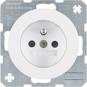 Berker - Steckdose pows/gl 6765762089 m.Schutzkontaktstift