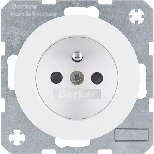 Berker - Steckdose pows/gl 6765762089 m.Schutzkontaktstift