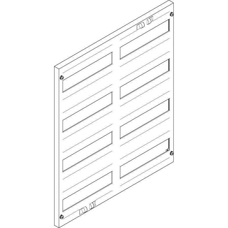 ABN - Abdeckung für Verteilerfeld Abdeckplatte FAO24N10 (VE10) 500x600mm 2FB/4RE