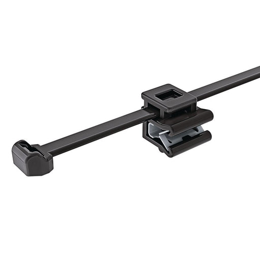 HellermannTyton - Kabelbinder Befestigungsbinder T50ROSEC5B-W schwarz − 500 Stück