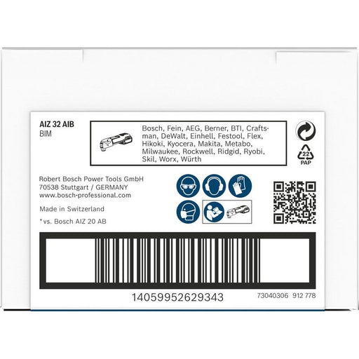 Bosch - Blatt für Oszillierer PRO AIZ 32 AIB Blatt für 2608669077 Multifunktionswerkze