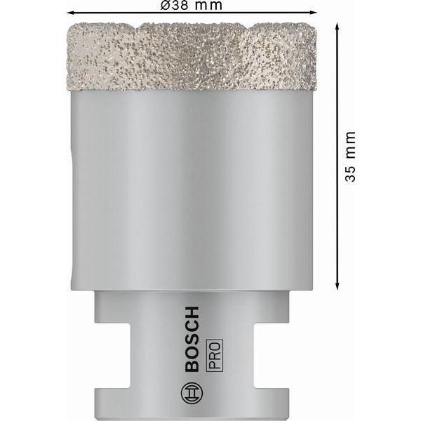 Bosch - Bohrer PRO Ceramic dry 2608587122 Trockenbohrkrone 38