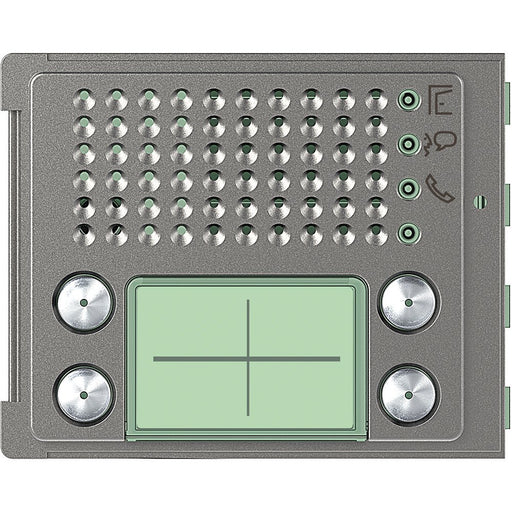 Legrand (BT) - Abdeckrahmen Frontblende Plus 2-reihig 351185 Robur, 4 Ruftasten