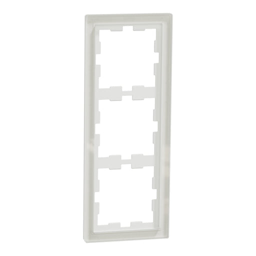 Merten - Abdeckrahmen Rahmen 3f.kristallws MEG4030-6520 D-Life Glas