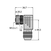 Turck - Rundsteckverbinder, feldkonfektionierbar (Industriesteckverbinder) Kupplung CMB8251-0 − 1 Stück