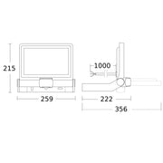 Steinel - Downlight/Strahler/Flutlicht Sensor-LED-Strahler XLED ONE XL S ANT 3000 K