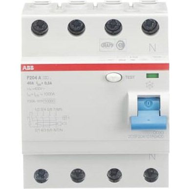 ABB Stotz S&J - Fehlerstrom-Schutzschalter FI-Schutzschalter F204A-40/0,3 pro M Compact