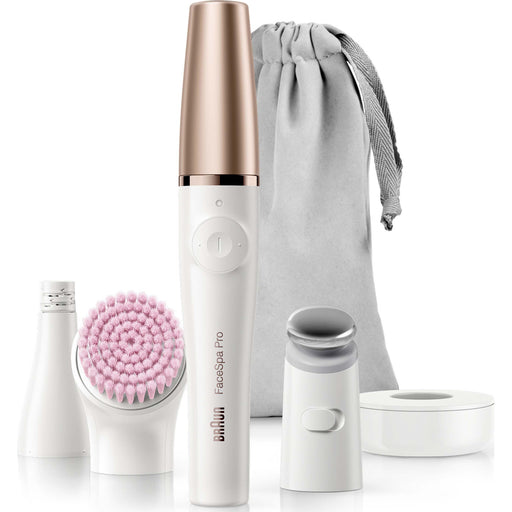 BRAUN - Epiliergerät Epilierer/Peeling FaceSpa Pro 912 Gesichtsreinigung − 5 Stück
