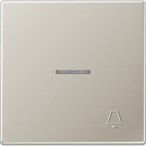 Jung - Abdeckung/Bedienelement für Installationsschalterprogramme Wippe geprägtes Symbol ES 2990 KO5 KP Klingel edelstahl
