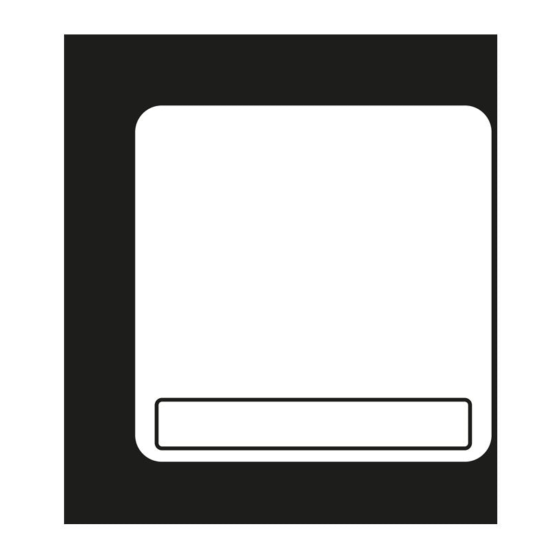 Jung - Abdeckrahmen Klappdeckel gr CD 590 BFNAKL GR mit Rückstellfeder
