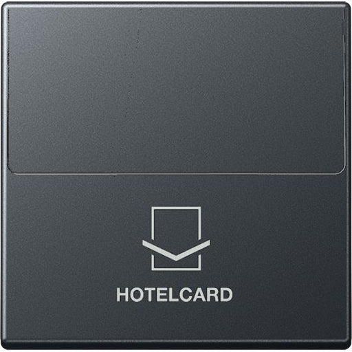 Jung - Abdeckung/Bedienelement für Installationsschalterprogramme Hotelcard-Schalter A 590 CARD ANM anthrazit matt