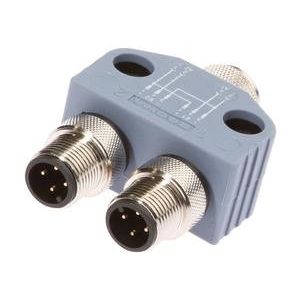Ipf Electronic - Passiver Sensor-/Aktor-Verteiler (ohne Leitung) Verteiler, 38x20x54mm, VK000050 250V 2x M12 3polig