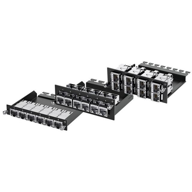 Telegärtner - System-Patchpanel Kupfer HD3-ES RJ45-Modul 100021644 1 HE für 6x AMJ-S