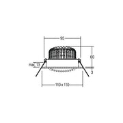 Brumberg Leuchten - Downlight/Strahler/Flutlicht LED-Einbaustrahler 350 mA 12396073