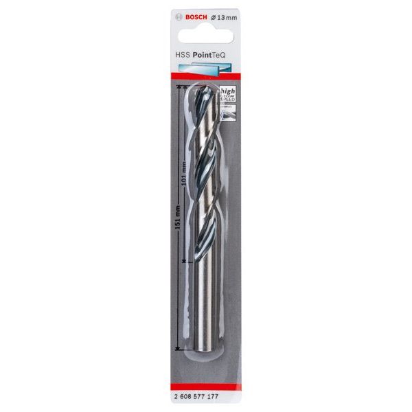 Bosch - Bohrer Metallspiralbohrer HSS 2608577177 PointTeQ DIN 338