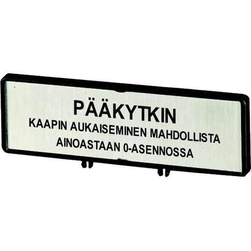 Eaton - Zubehör/Ersatzteile für Niederspannungs-Schalttechnik Träger mit Schild ZFS66-P3 T5 T5B P3 88x27mm