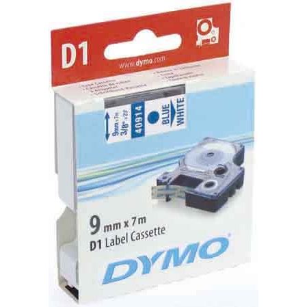 Newell Brands - Schriftband D1 Schriftband 9mm/7m 40914 blau auf weiß