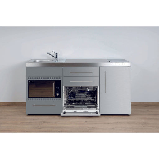 Stengel - Mini-Küche Miniküche Premiumline MPGSMOSES170GSIKFrBl Edelstahl