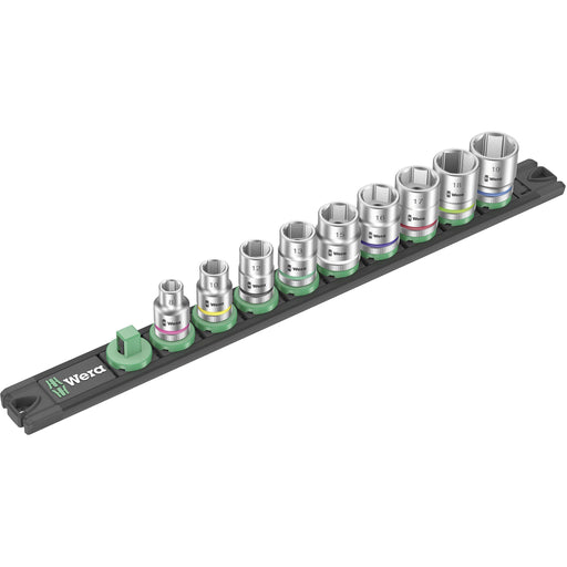 Wera - Steckschlüsselset Nuss-Magnetleiste 05005430001 B 4