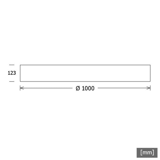 LTS Licht&Leuchten - Decken-/Wandleuchte LED-Anbauleuchte PLL221000301/DALI ws 165W 3000K 8819lm