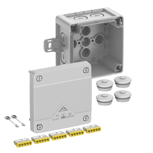 Spelsberg - Dose, Gehäuse für Montage auf der Wand/Decke Abzweigkasten Abox Pro 025 AB-2,5²