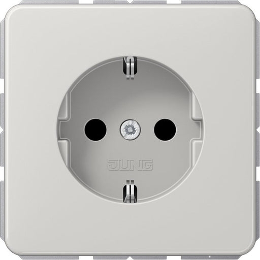 Jung - Steckdose SCHUKO-Steckdose 16A 250V CD 1520 BFKI LG m.Berührungsschutz