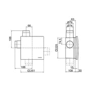 Maico - Ventilator für innenliegende Bäder und Küchen Ventilator ER 100 I