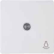Kopp - Abdeckung/Bedienelement für Installationsschalterprogramme Flächenwippe 333942000 Symbol Licht − 5 Stück