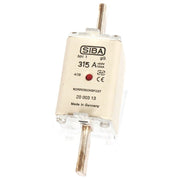 Siba - Messersicherung NH-Sicherungseinsatz 2021108.50 50A NH1 aM 690V − 3 Stück