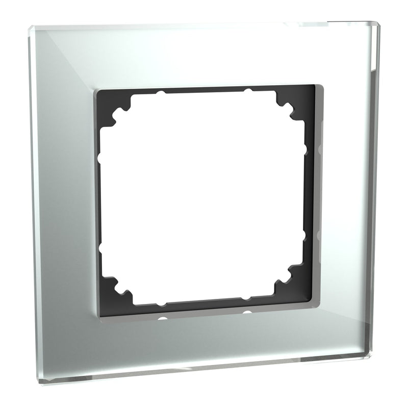 Merten - Abdeckrahmen Rahmen Glas 1f.diam/si 489160