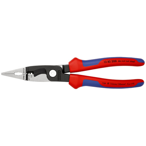 Knipex - Abisolierzange Elektro-Installationszange 13 82 200 SB 200mm