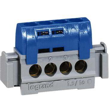 Legrand - Hauptleitungsklemme LEXIC Null-Klemme Legrand 004845 1/16
