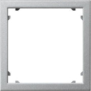 Gira - Übergangsadapter für Installationsschalterprogramme Zwischenplatte 45x45 alu 028326 System55