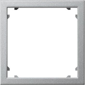 Gira - Übergangsadapter für Installationsschalterprogramme Zwischenplatte 45x45 alu 028326 System55