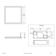 EVN Lichttechnik - Decken-/Wandleuchte LED Panel M625 BPTU62300140 4000K dimmbar