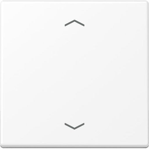 Jung - Abdeckung/Bedienelement für Installationsschalterprogramme Wippe mit Pfeilsymbolen A 101 P BF WWM schneeweiß matt