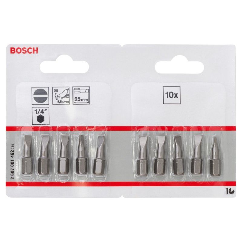Bosch - Bit Schrauberbit Extra-Hart S 2607001462 0,8 x 5,5 25 mm
