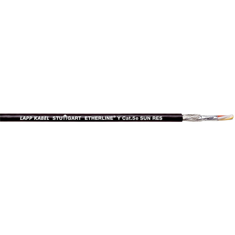Lapp Kabel&Leitung - Daten- und Kommunikationskabel ETHERLINE Y CAT.5e BK 2170901/500 2xAWG22/7 − 500 Meter
