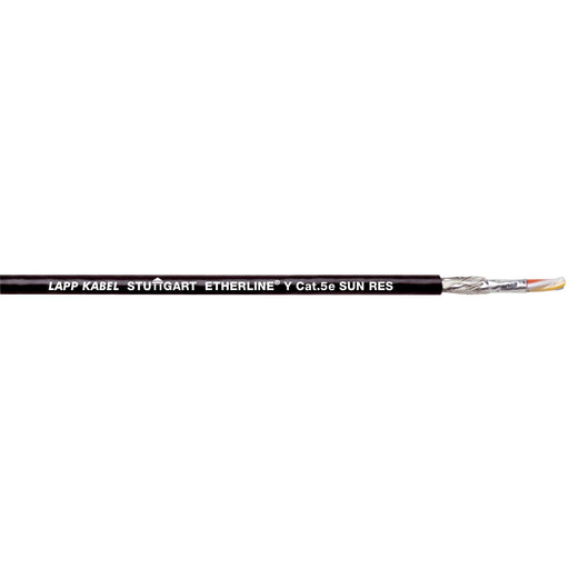 Lapp Kabel&Leitung - Daten- und Kommunikationskabel ETHERLINE Y CAT.5e BK 2170901/500 2xAWG22/7 − 500 Meter