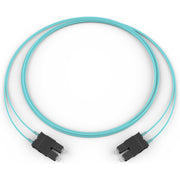 Corning - Patchkabel LWL Rangierkab. 2m SCD-SCD F575702T2Z18002M aqua, Duplex, OM3