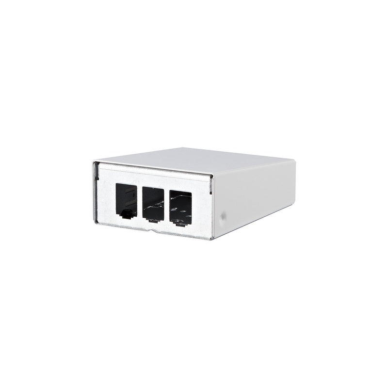 Metz Connect - Frontpanel/Patchpanel leer (Schaltschrank) AP-Gehäuse leer 130861-0302-E E-DATmodul 3er rws − 1 Stück