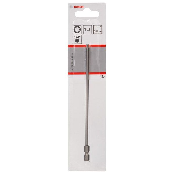 Bosch - Bit Schrauberbit Extra-Hart 2607001666 T15 152 mm 1er-Pack