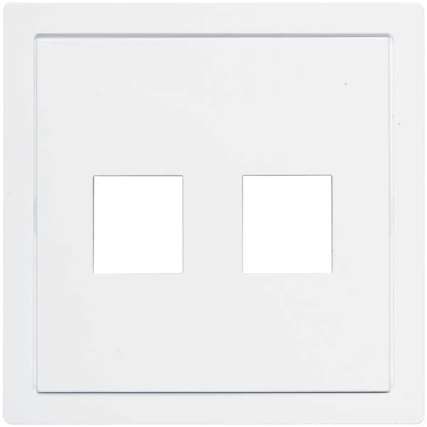 Peha - Einsatz/Abdeckung für Kommunikationstechnik Abdeckung Keystone D 95.610/2.03 KEY weiß