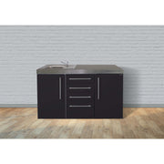 Stengel - Mini-Küche Miniküche Premiumline MPBSM150KSBOKSreBliS Schwarz matt