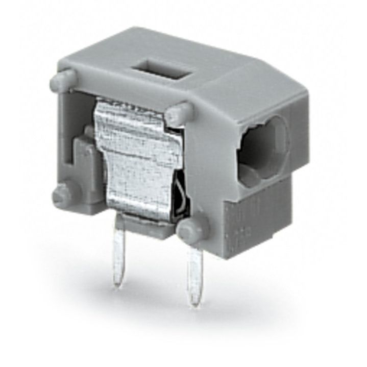 WAGO - Leiterplattenklemme 2LeiterLeiterplattenklemme 235-551 7,5/7,62mm,grau − 100 Stück